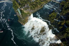 Aerial View of the American Falls